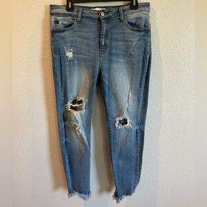 KanCan High Rise Ankle Skinny Stretch Jean - Size 13